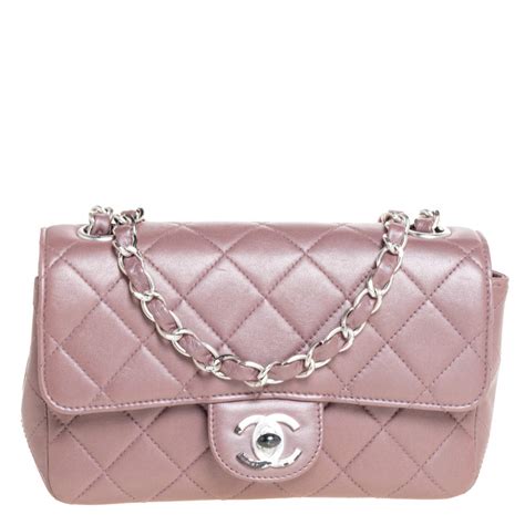 chanel metallic pink bag|pink chanel bag vintage.